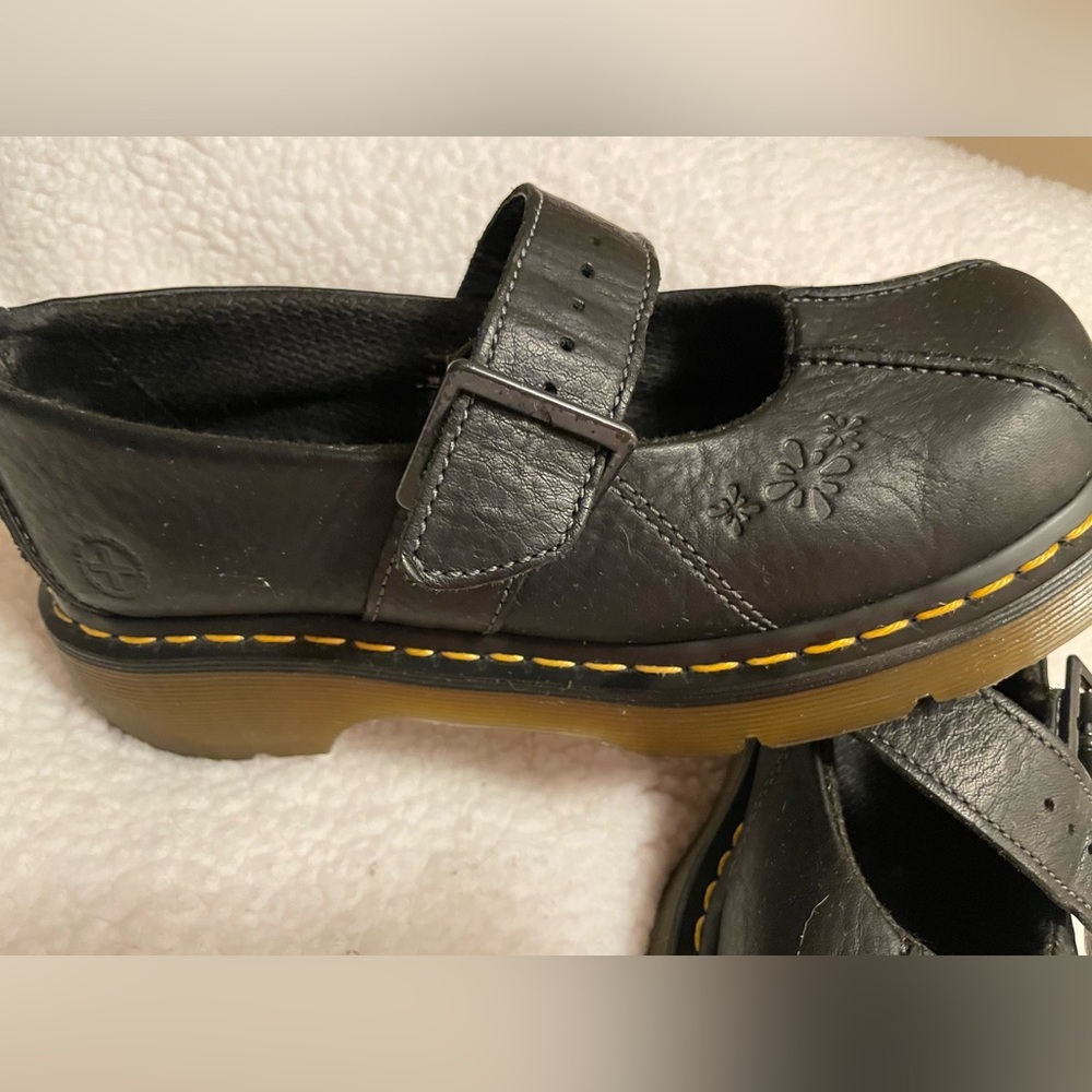 Dr. Martens Daisy Flower Splat Mary Janes